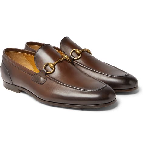 brown gucci mens shoes|men Gucci loafers brown style.